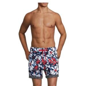 Robert Graham Multicolor Floral Swim Trunks